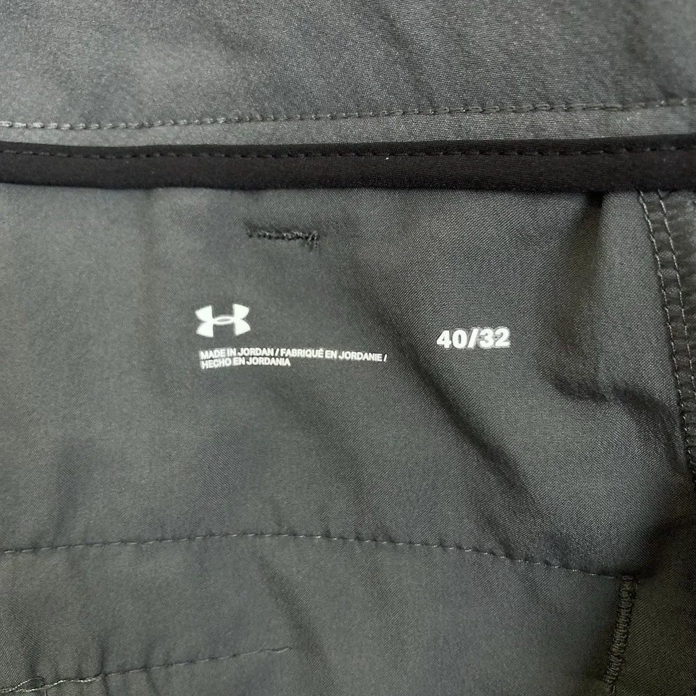Under Armour UA Tech Moisture Wicking Golf Performance Pants Gray Mens 40x32 - Picture 6 of 9